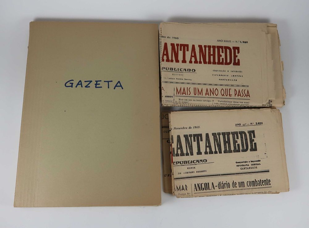 A Gazeta de Cantanhede - Espolio de Jornais e Recortes - Anos 50/60
