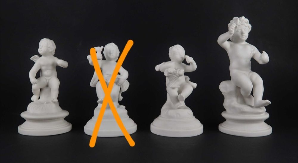 Esculturas / Figuras em Barro Parian - Fábrica de Sacavém, cada