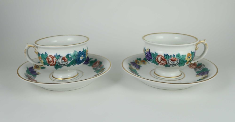 Par de Chávenas de café P.S.A.G. (Schönwald) Alemanha - 1911/1927