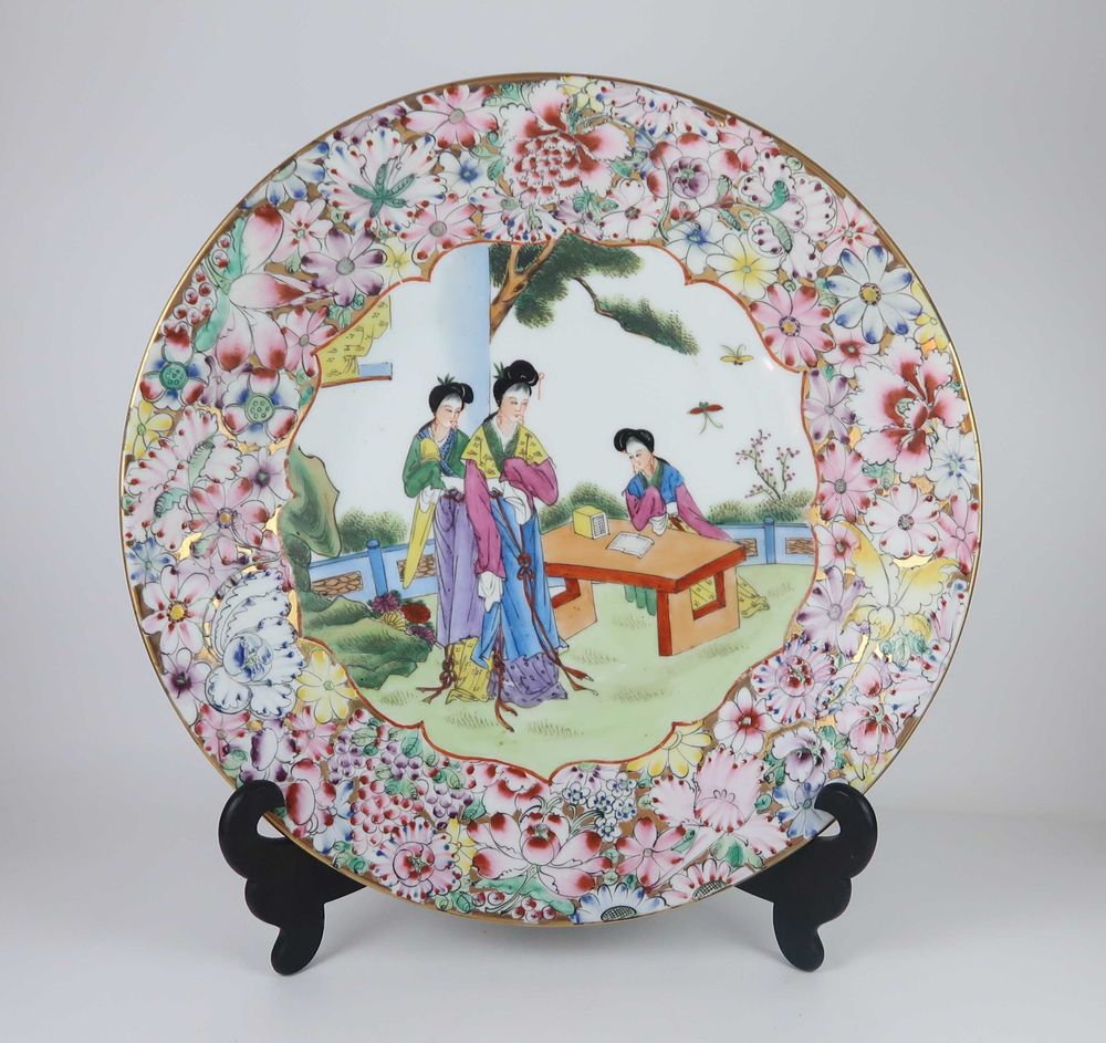 Grande prato porcelana da China 36 cm