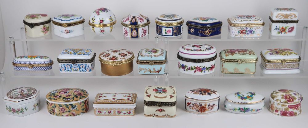 Caixas de joias em porcelana, CADA