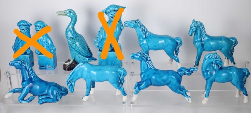 Porcelana da China Azul Turquesa, CADA