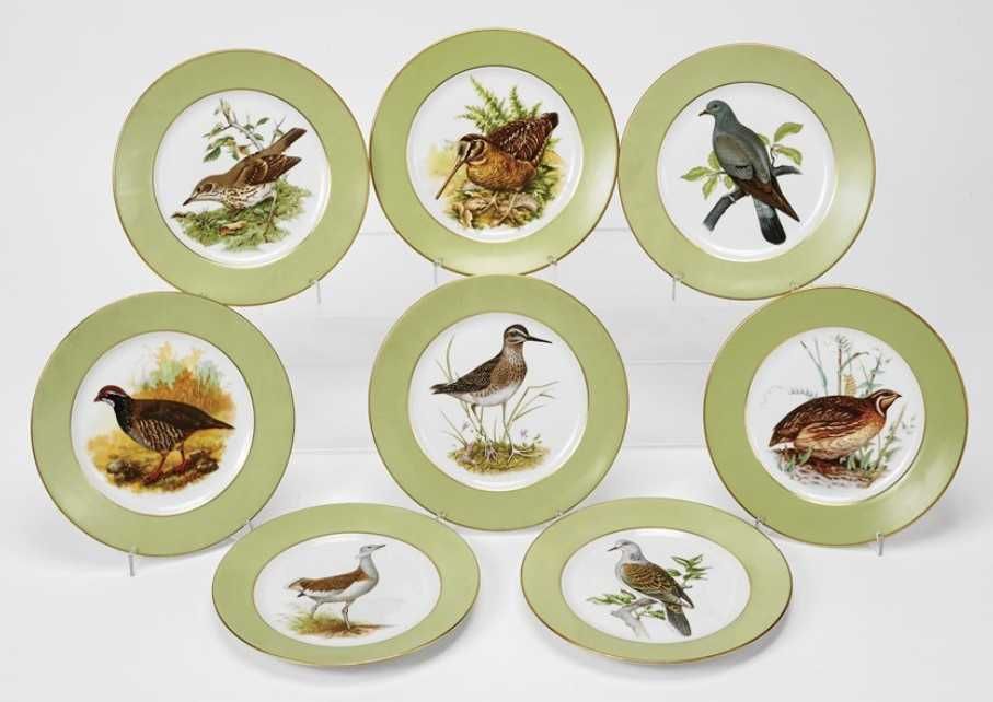 Coleção pratos Vista Alegre "Aves de caça"