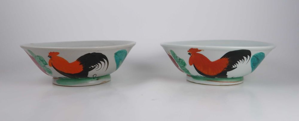 2 taças da China - Galos