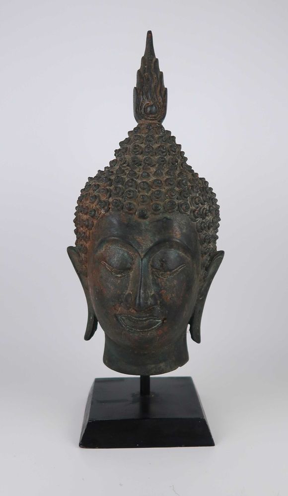 Cabeça de Buda em Metal (Ref 2)