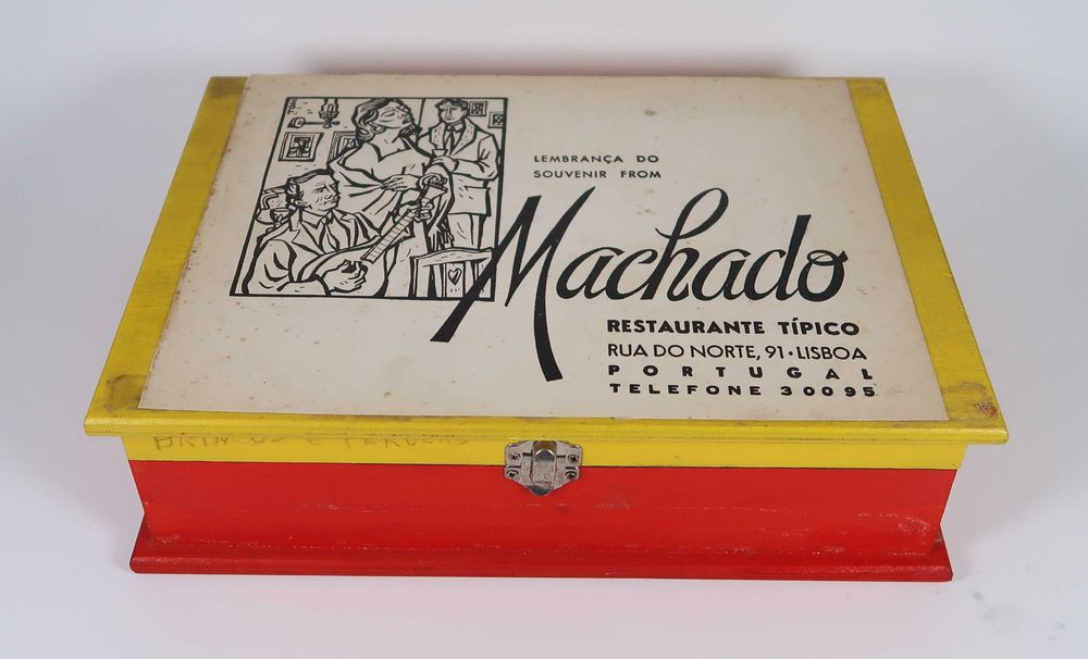 Caixa de madeira Vintage - Restaurante Típico Machado
