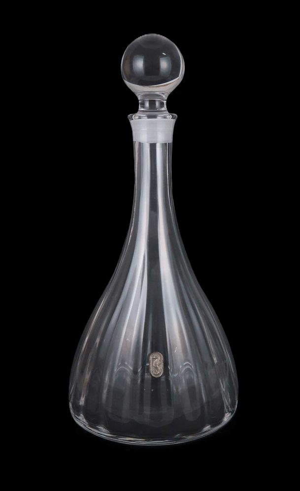 Garrafa decanter antiga em vidro