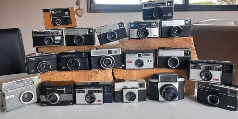 Lote com 19 câmaras fotográficas antigas (ref. 2)