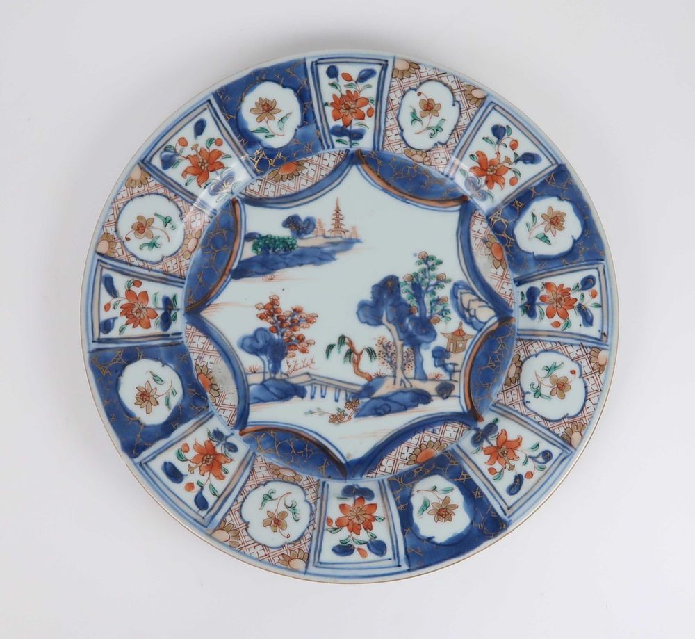 Prato Porcelana China Companhia das Índias Séc. XVIII (Ref. 6)