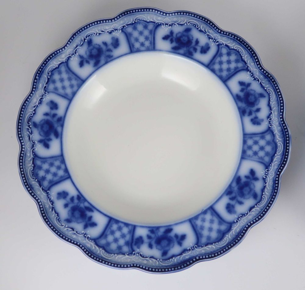 Prato antigo W.H. Grindley flow blue