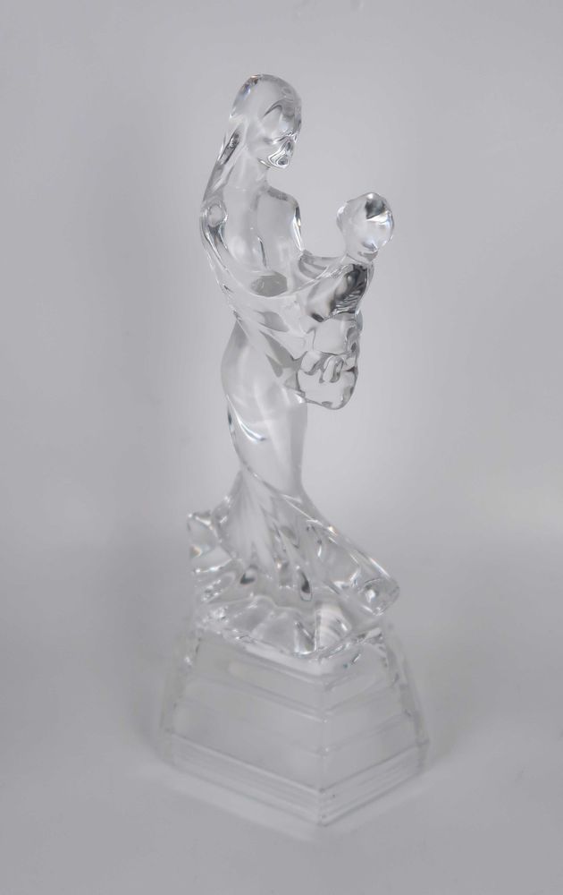 Escultura Art Deco em Cristal - maternidade