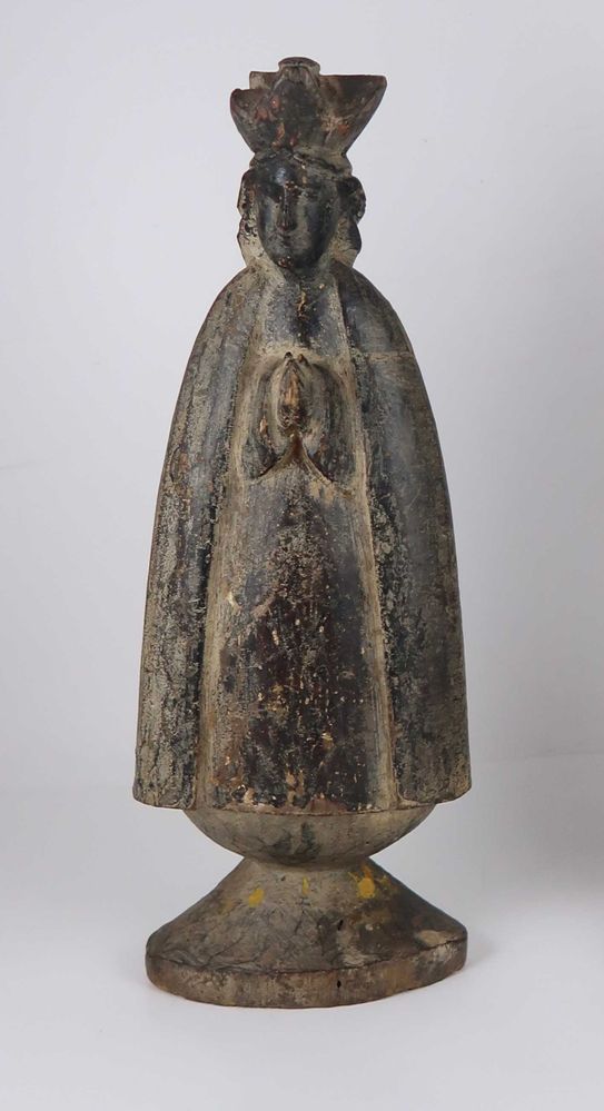Escultura Nossa Senhora em madeira Séc. XVIII /XIX